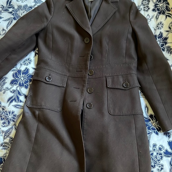 Dark Brown Ann Taylor coat - Picture 1 of 4